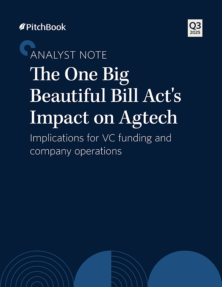PitchBook Analyst Note: The One Big Beautiful Bill Act's Impact on Agtech