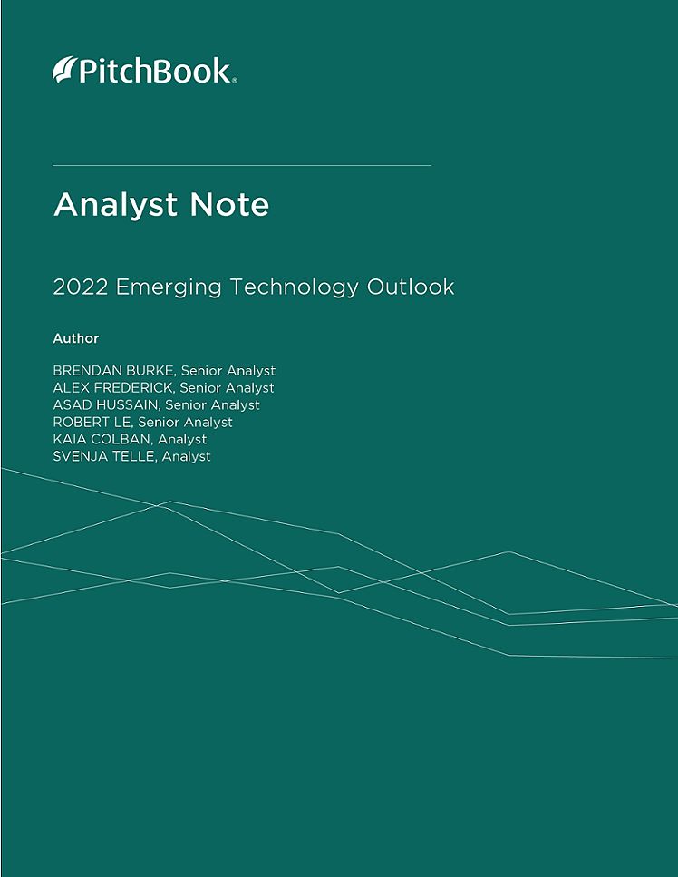 PitchBook Analyst Note: 2022 Emerging Technology Outlook