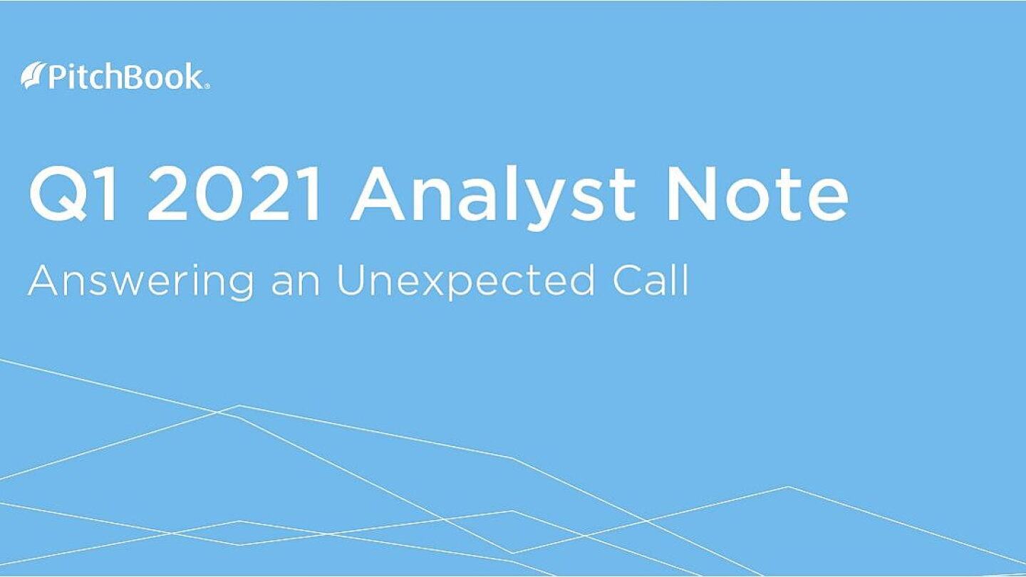 Analyst Note Q1 2021 PitchBook Analyst Note: Answering an Unexpected Call - PitchBook