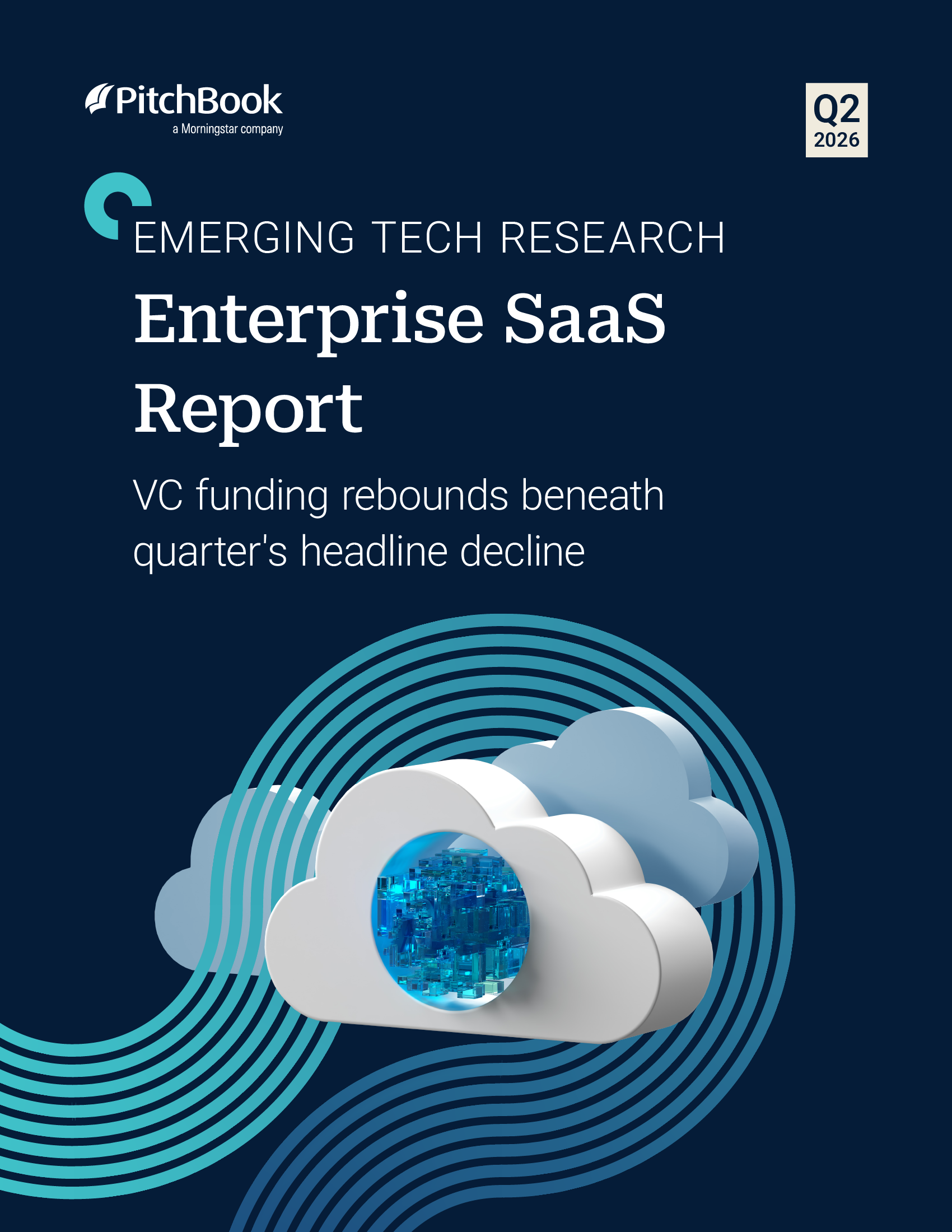Enterprise SaaS Report: VC Funding Rebounds Beneath Quarter's Headline Decline